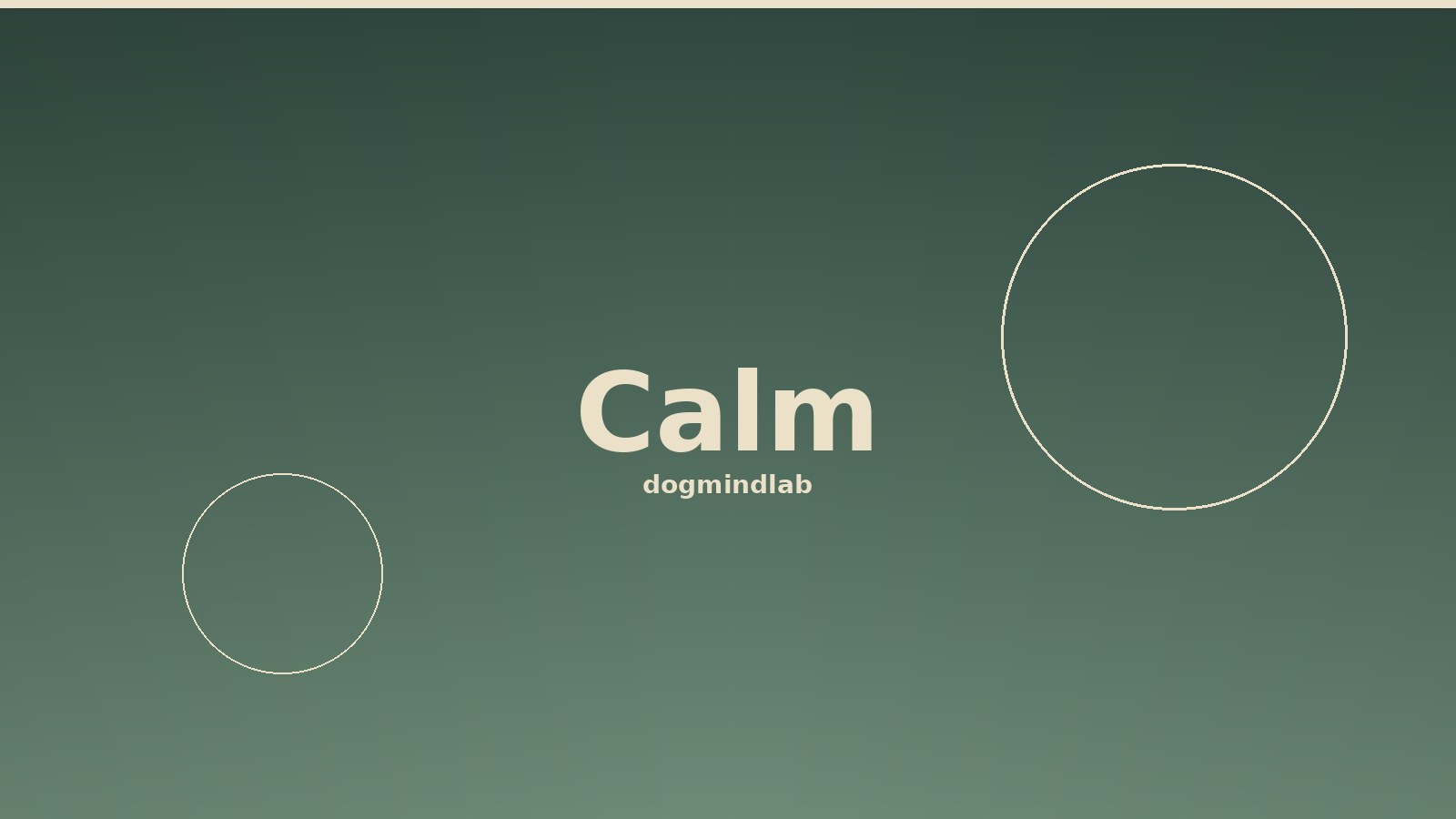 Calm reinforcer: when food fails, use toys, petting, or access