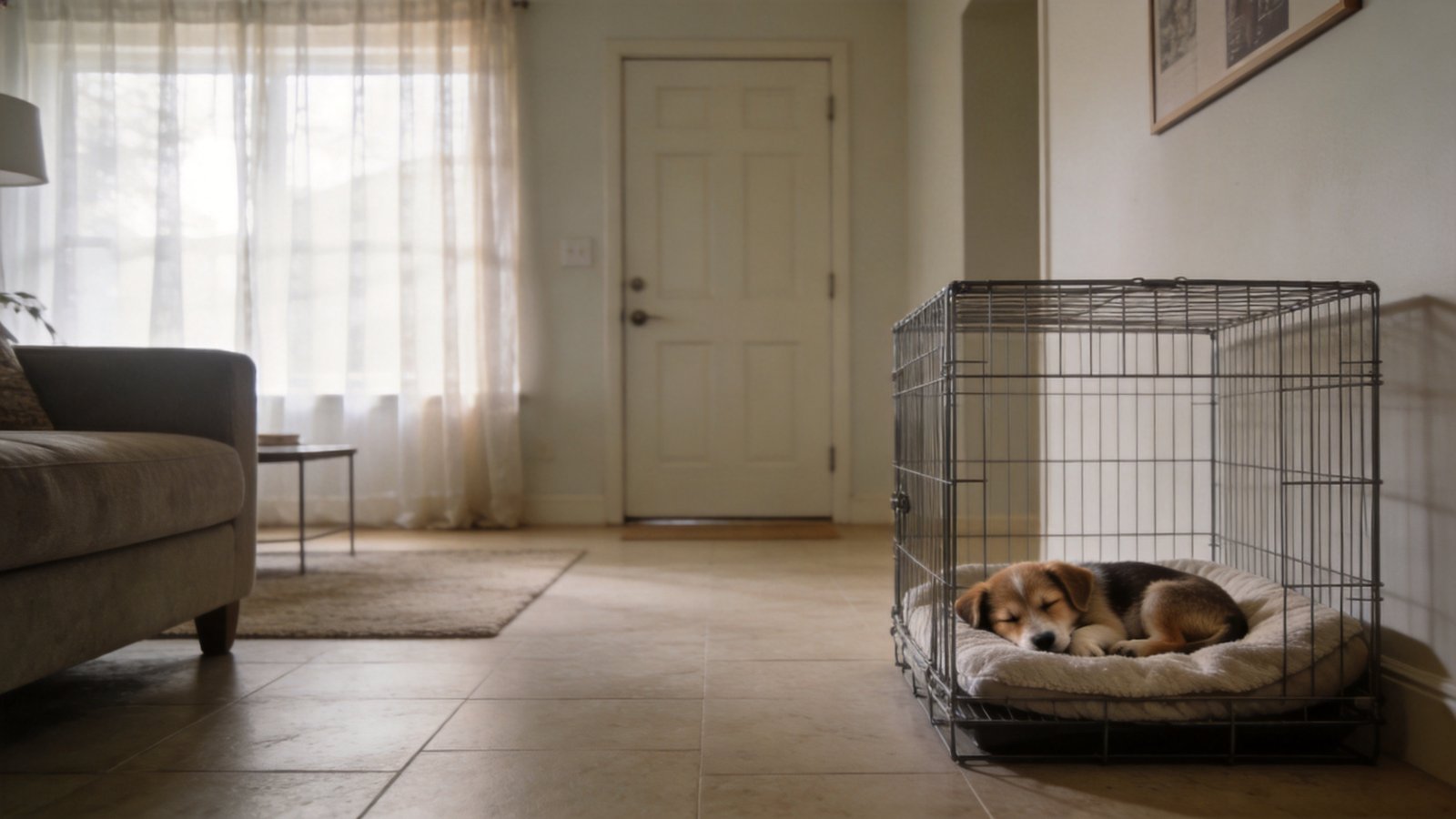 Full workday puppy schedule: when you leave the house