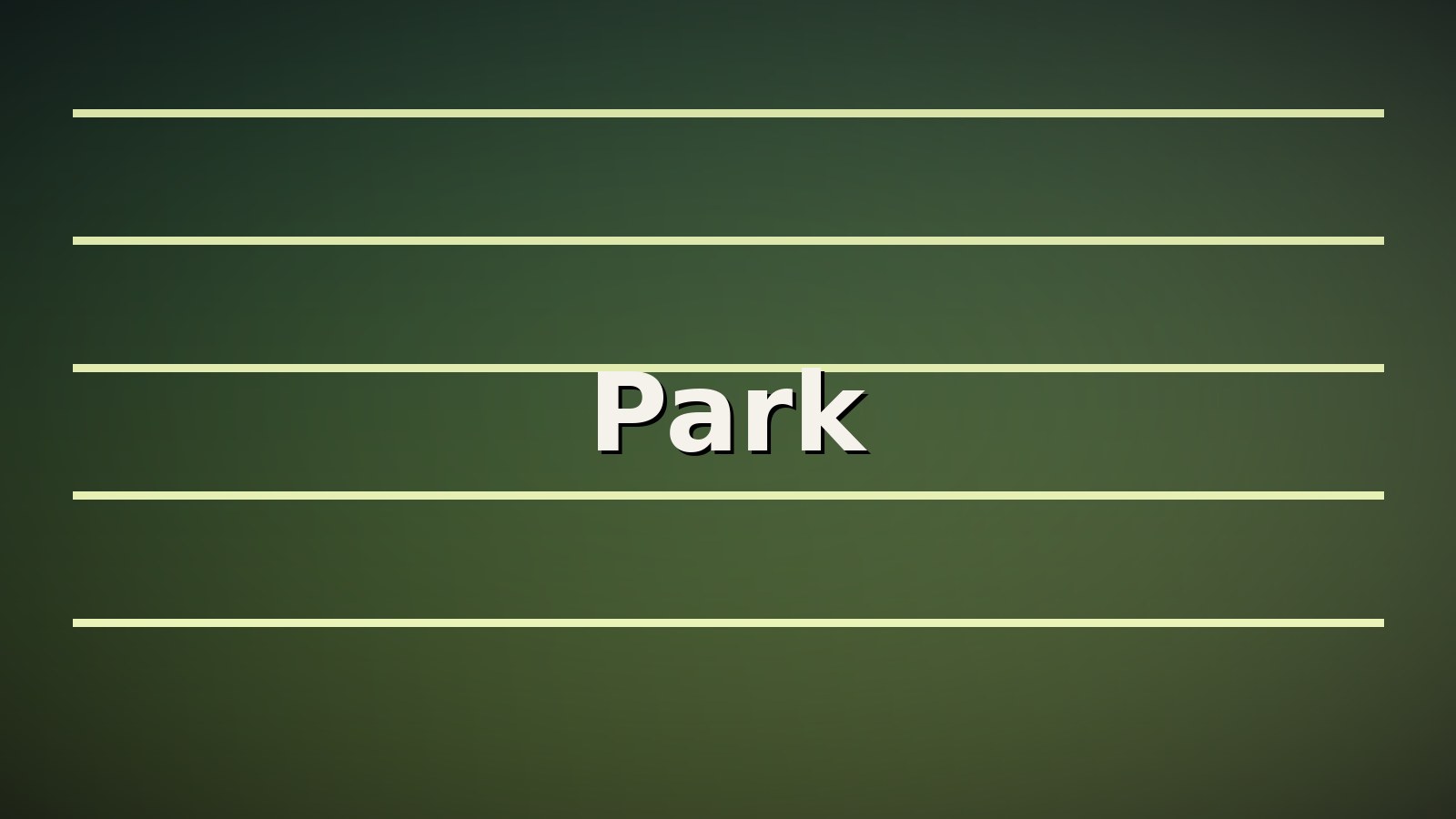 Long-line park recall: proofing in real density