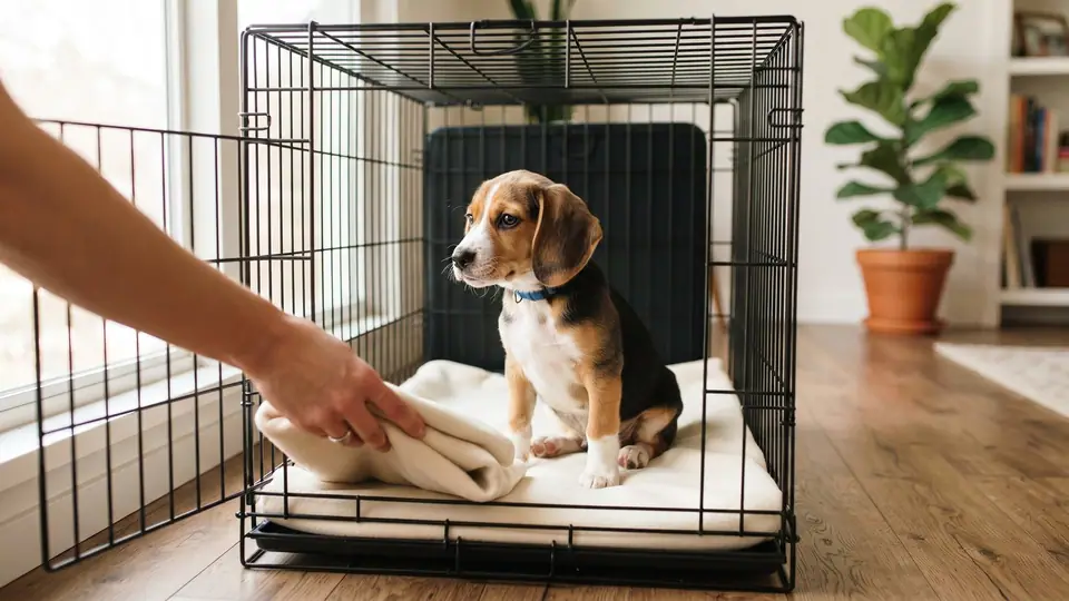 Puppy peeing in crate: why it happens and how to fix it