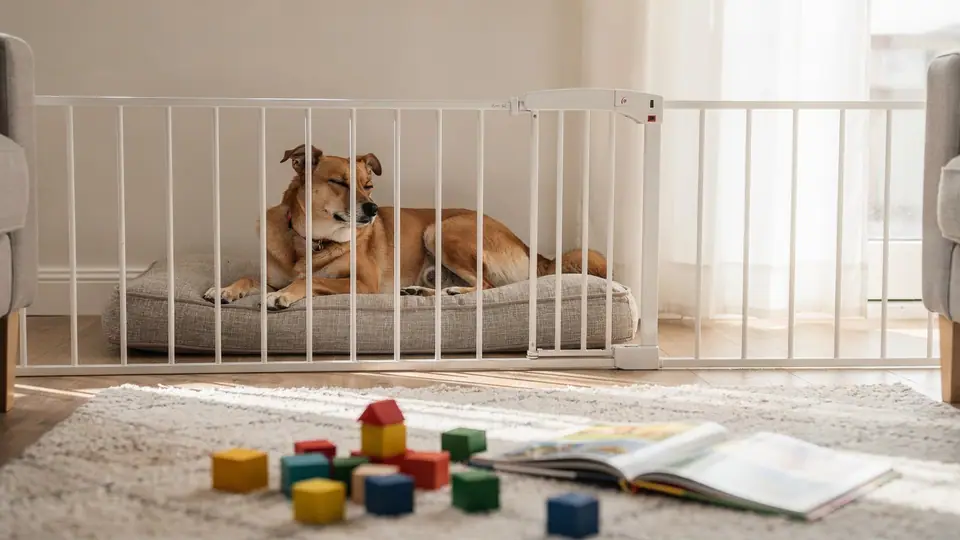 Photo illustrating: Dog growling at a child: what to do today