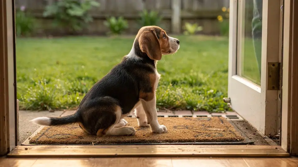 Photo illustrating: How often do puppies need to pee? A guide by age
