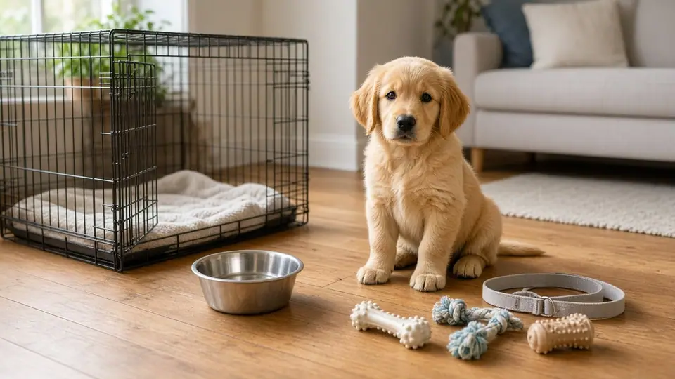 Photo illustrating: New puppy checklist: what to have ready before day one