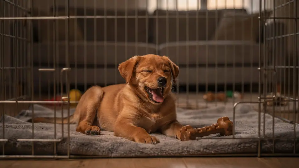 Photo illustrating: Overtired vs overstimulated puppy: how to tell