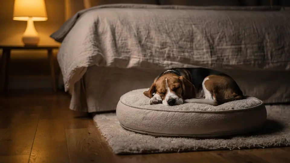 Photo illustrating: Should my puppy sleep in my bed? Pros, cons and safety